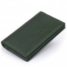 Визитница-книжка ST Leather Зеленая