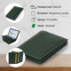 Візитниця-книжка ST Leather Зелена