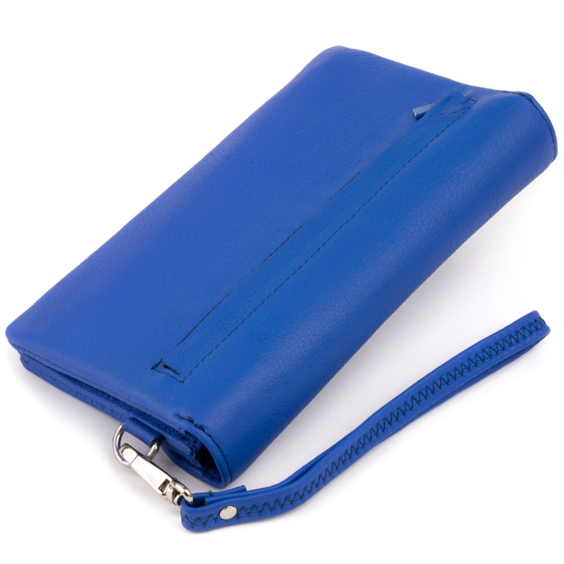 Клатч из кожи женский ST Leather Синий