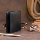Компактный кошелек женский ST Leather Черный