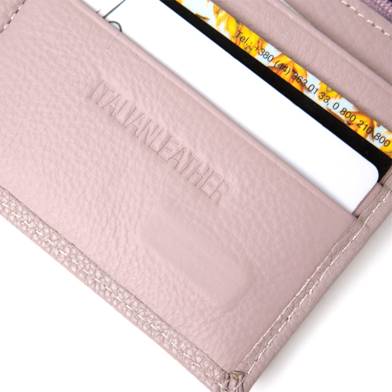 Женский кожаный кошелек ST Leather  Лиловый