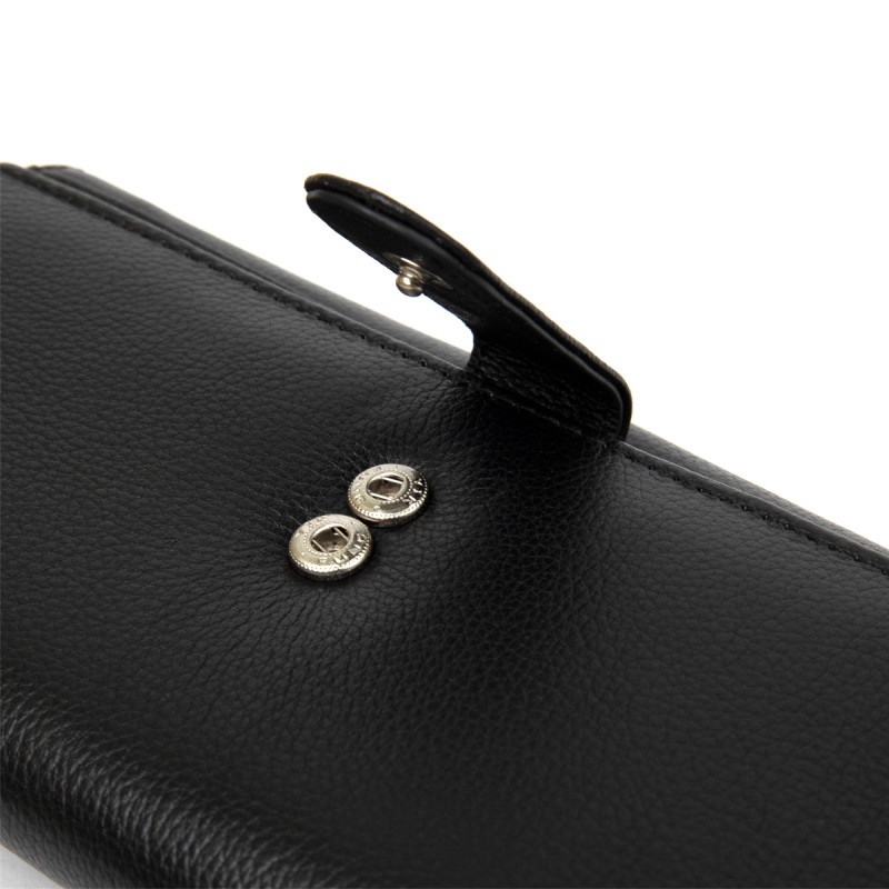 Универсальный женский кошелек ST Leather  Черный