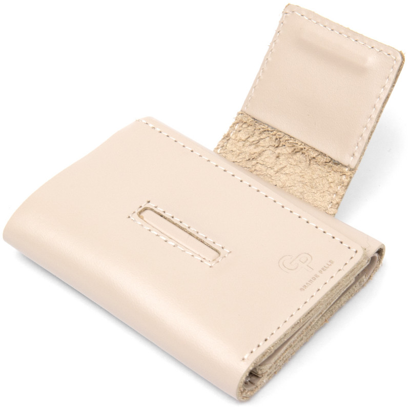 Небольшое портмоне унисекс GRANDE PELLE Бежевый