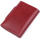 Практичне жіноче портмоне Grande Pelle Бордовий