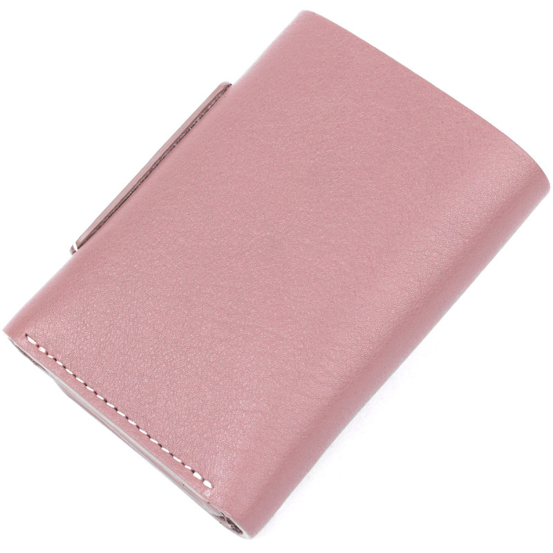 Отменное женское портмоне Grande Pelle Розовый