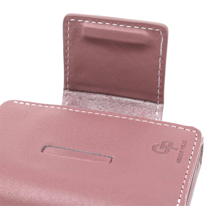 Отменное женское портмоне Grande Pelle Розовый