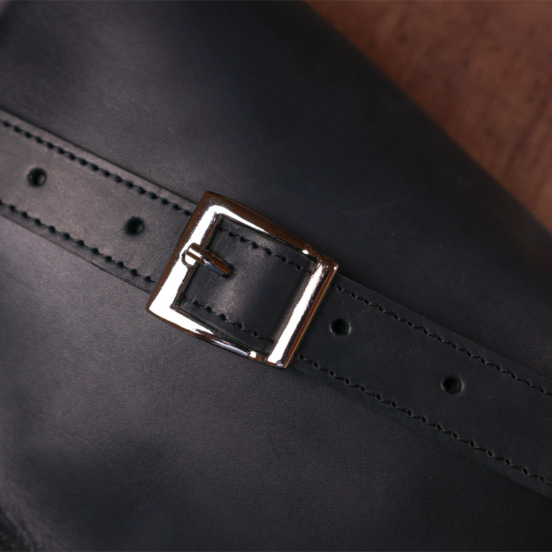 Стильная винтажная женская бананка Shvigel Черный