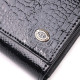 Лаковый женский кошелек с визитницей ST Leather Черный