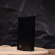 Лаковый женский кошелек с визитницей ST Leather Черный