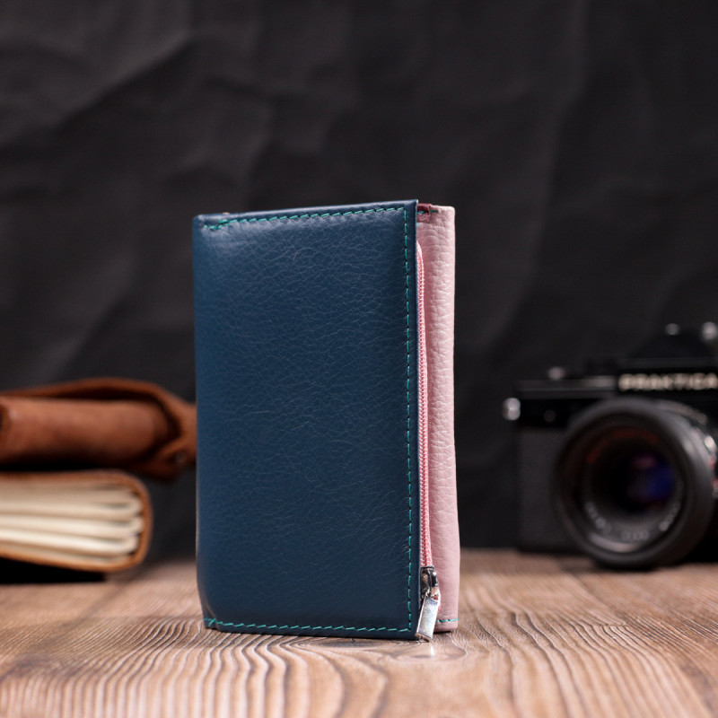 Елегантний жіночий гаманець із якісної натуральної шкіри ST Leather Різнокольоровий
