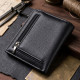 Універсальна модель гаманця з натуральної шкіри ST Leather Чорний