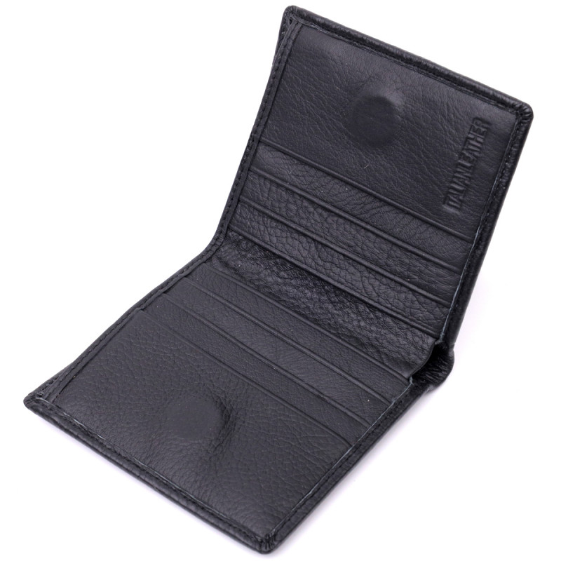 Универсальная модель кошелька из натуральной кожи ST Leather Черный