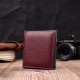 Стильный женский кошелек с оригинальной монетницей из натуральной кожи ST Leather Разноцветный