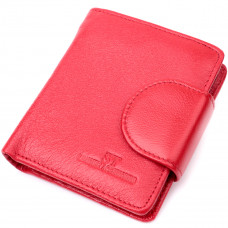 Женский яркий кошелек вертикального типа из натуральной кожи ST Leather Красный