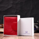 Женский яркий кошелек вертикального типа из натуральной кожи ST Leather Красный