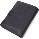 Солидный мужской бумажник из натуральной кожи ST Leather Черный
