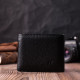 Качественный зажим из натуральной кожи ST Leather Черный