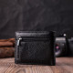 Качественный зажим из натуральной кожи ST Leather Черный