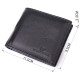 Кожаное мужское портмоне из зажимом ST Leather Черный