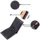 Кожаное мужское портмоне из зажимом ST Leather Черный