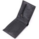 Компактное мужское портмоне из натуральной кожи ST Leather Черный