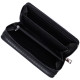 Чоловічий шкіряний клатч для карток купюр та документів ST Leather Чорний