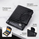 Гаманець для жінок середнього розміру з натуральної шкіри ST Leather Чорний