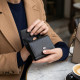Гарний гаманець для жінок із натуральної шкіри ST Leather Чорний