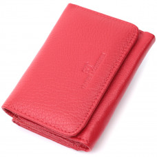 Женское портмоне с монетницей из натуральной кожи ST Leather Красный