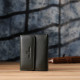 Стильный кошелек среднего размера из натуральной кожи ST Leather Зеленый