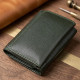 Маленький гаманець зручного формату із натуральної шкіри ST Leather Зелений