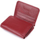 Компактный кошелек удобного формата из натуральной кожи ST Leather Бордовый