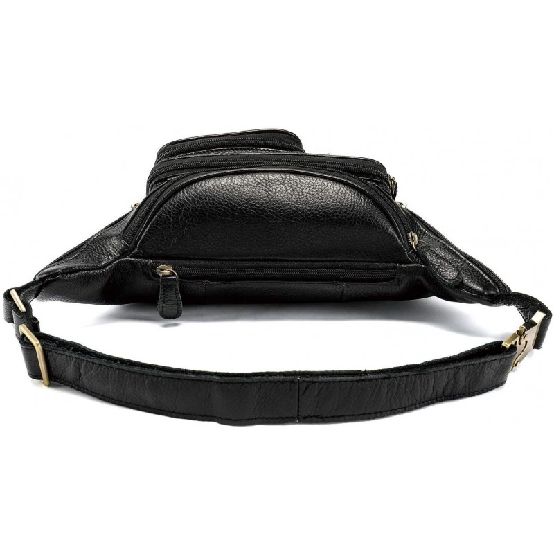 Поясна cумка чоловіча Vintage Чорна