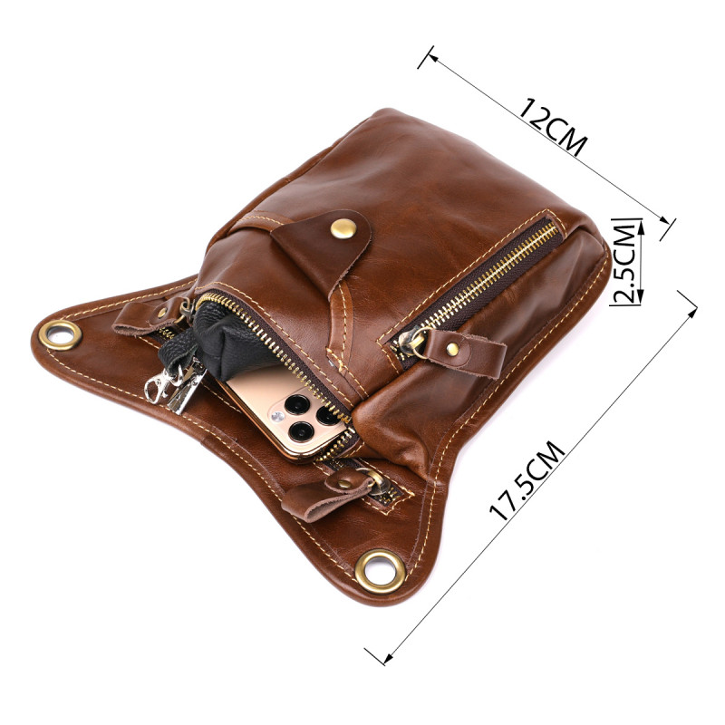 Поясна сумка Vintage Коричнева