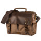 Солидный портфель на плечо Vintage Коричневый