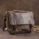 Солидный портфель на плечо Vintage Коричневый