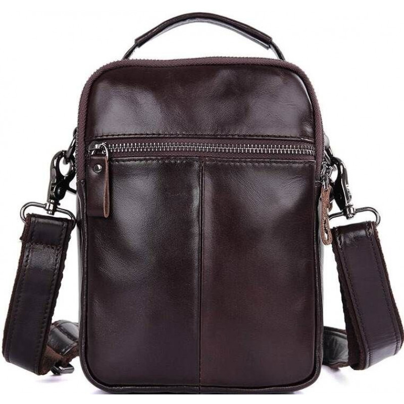 Сумка Vintage из натуральной кожи Коричневая