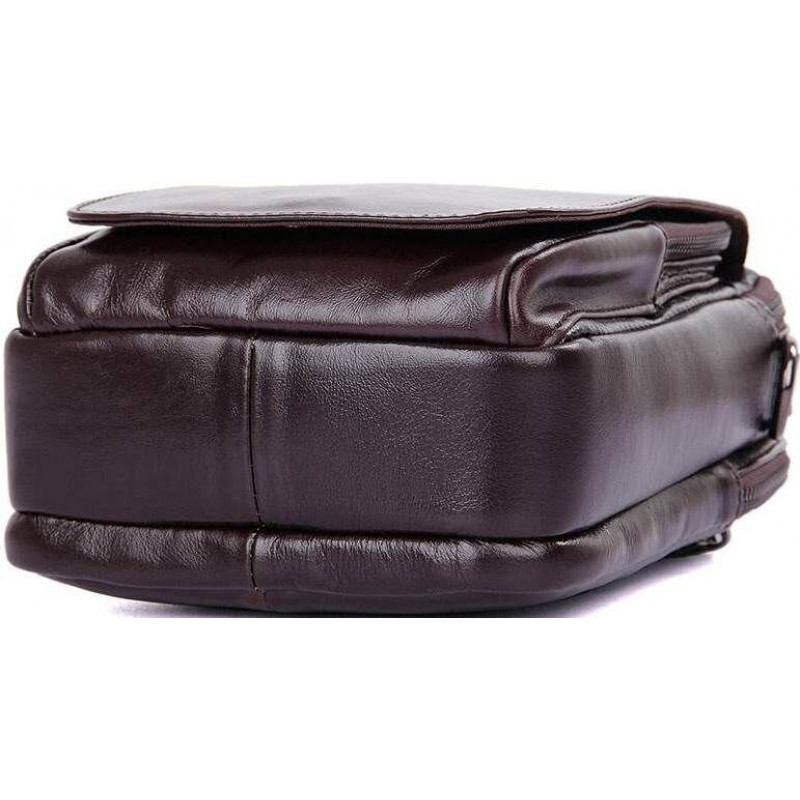 Сумка Vintage из натуральной кожи Коричневая