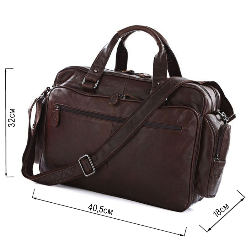 Сумка дорожня Vintage Коричнева