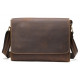 Сумка мужская crazy horse Vintage Коричневая
