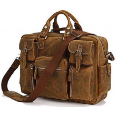 Сумка чоловіча Vintage в вінтажному стилі Коричнева
