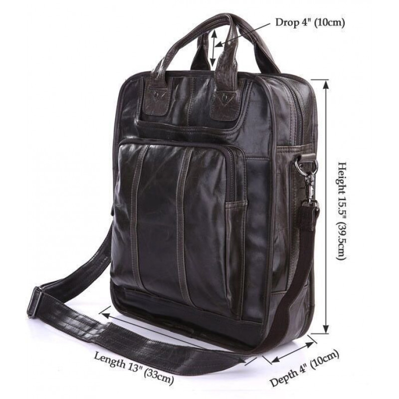 Сумка мужская Vintage Серая