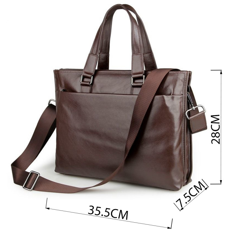 Сумка чоловіча Vintage Коричнева