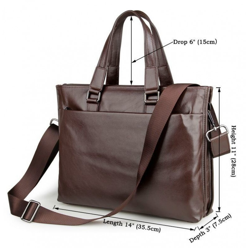 Сумка чоловіча Vintage Коричнева