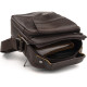 Сумка мужская из плотной кожи Vintage Коричневая