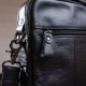 Сумка чоловіча шкіряна Vintage Чорна