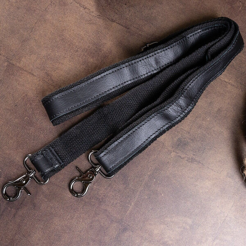 Сумка чоловіча шкіряна Vintage Чорна