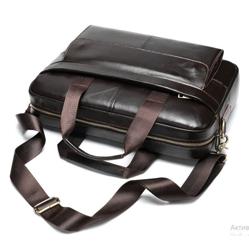 Сумка мужская под ноутбук Vintage Коричневая
