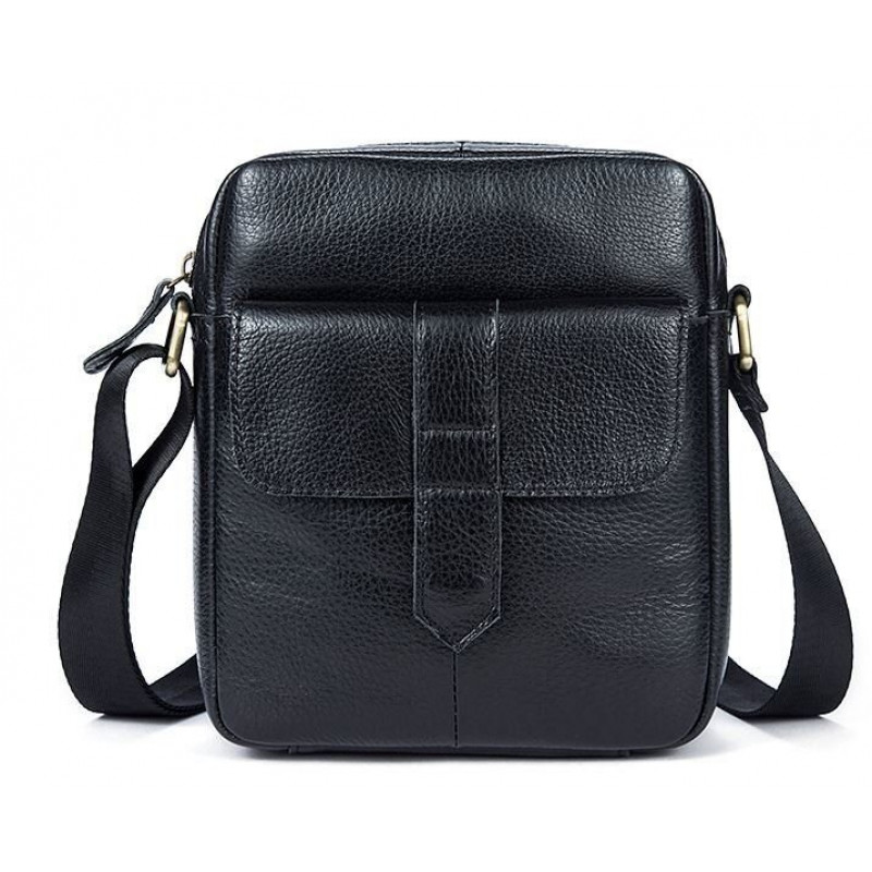 Сумка чоловіча флотар Vintage Чорна