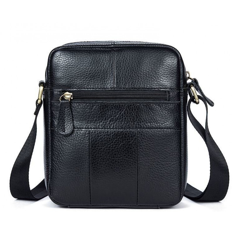 Сумка чоловіча флотар Vintage Чорна